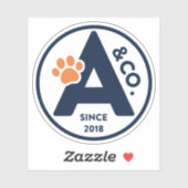 Ashton & Co. K9 Academy 2c Aco Dark Sticker (Vel)