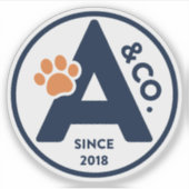 Ashton & Co. K9 Academy 2c Aco Dark Sticker (Voorkant)