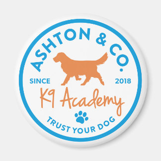 Ashton & Co. K9 Academy 2c Logo Magneet