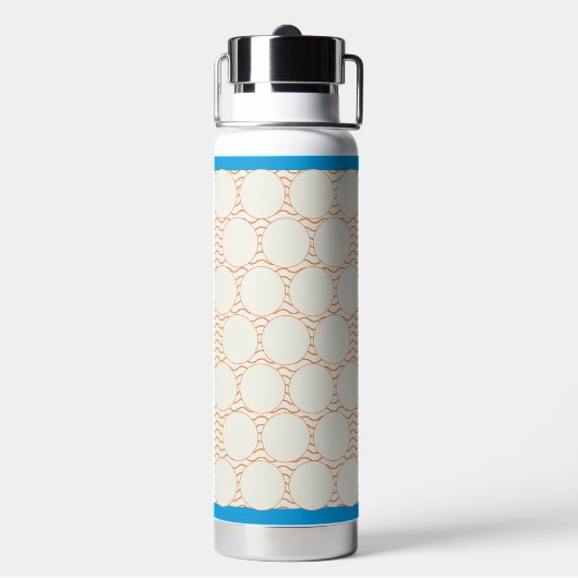 Ashton & Co. K9 Academy Wavy Lines Waterfles (Achterkant)