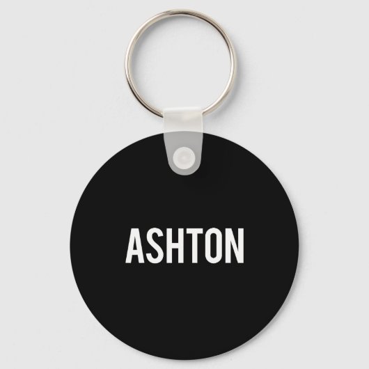 Ashton - Cool New Funny Name Fan Gift Tee  Sleutelhanger (Voorkant)