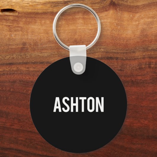 Ashton - Cool New Funny Name Fan Gift Tee Sleutelhanger (Voorkant)
