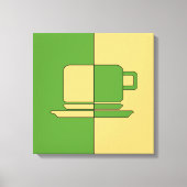 Ashton Green and Gold Cup Canvas Afdruk (Voorkant)