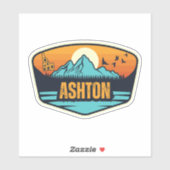 Ashton, Idaho Sticker (Vel)
