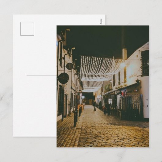 Ashton Lane, Glasgow Feestdagenkaart (Voorkant / Achterkant)