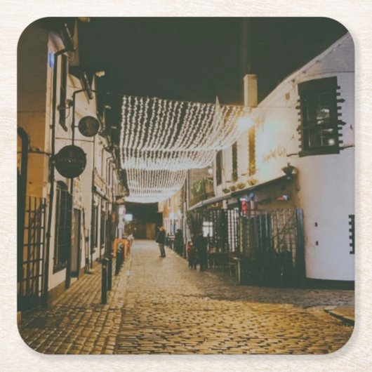 Ashton Lane, Glasgow Kartonnen Onderzetters (Voorkant)