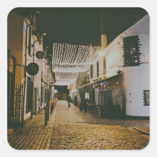 Ashton Lane, Glasgow Vierkante Sticker
