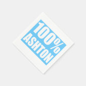 Ashton naam 100 procent servet (Hoek)