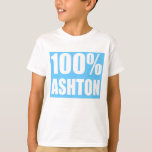 Ashton naam 100 procent t-shirt<br><div class="desc">Ashton naam 100 procent</div>