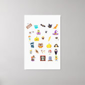 Ashton naam gepersonaliseerde achternaam voornaam canvas afdruk (Voorkant)