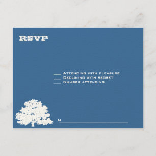 Ashton Tree Bar Mitzvah Wedding RSVP Kaartje