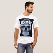 ASHTRAY "blue skull" T-Shirt (Voorkant volledig)