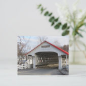 Ashuelot Covered Bridge Briefkaart (Staand voorkant)