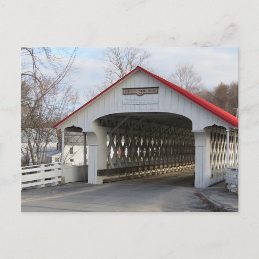 Ashuelot Covered Bridge Briefkaart (Voorkant)