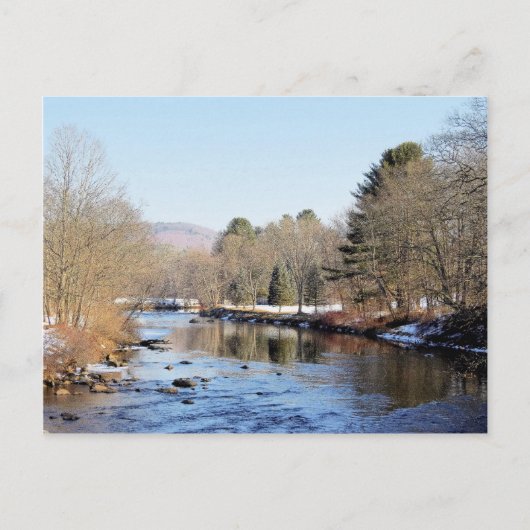 Ashuelot River in Swanzey, New Hampshire Briefkaart (Voorkant)