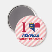 Ashville, North Carolina Magneet (Voorkant / Achterkant)