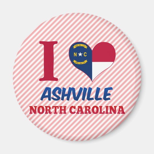 Ashville, North Carolina Magneet (Voorkant)