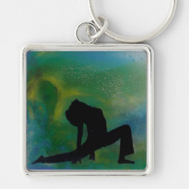AshwaSancha Yoga Girl - Premium Sleutelhanger