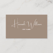 Ashwood Modern Elegant Minimalist Visitekaartje (Voorkant)