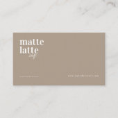 Ashwood | Modern minimalistische legant profession Visitekaartje (Voorkant)
