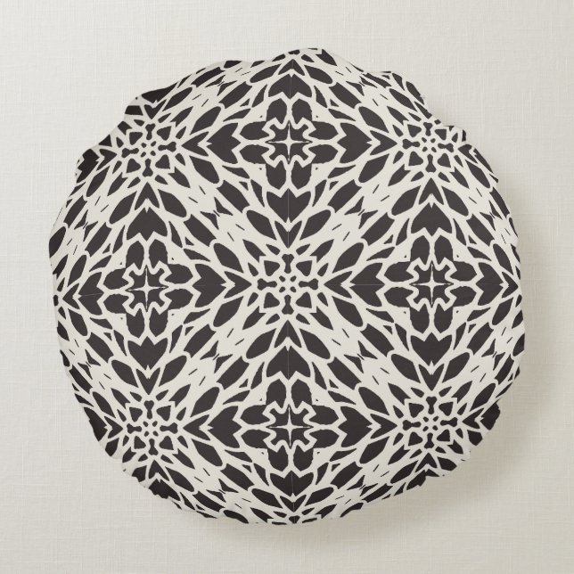 Ashwood Noir Rond Kussen (Achterkant)