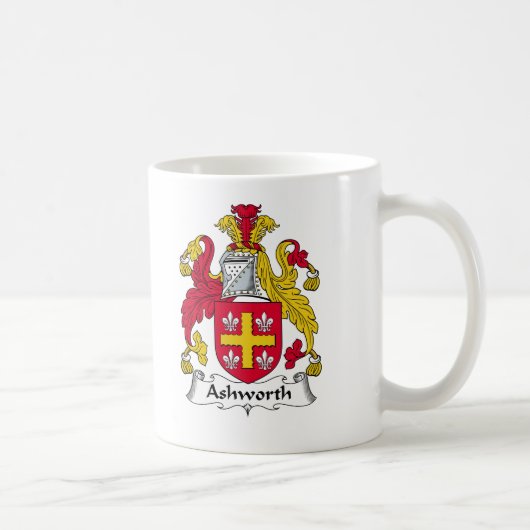 Ashworth Family Crest Koffiemok (Rechts)