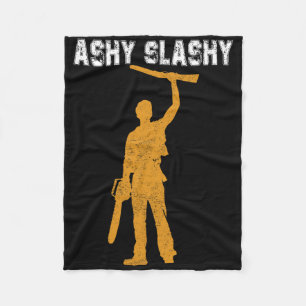 Ashy Slashy Graphic Halloween Geweldige Kleding Ho Fleece Deken
