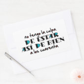 Así de bien a los 40 rechthoekige sticker (Envelop)