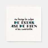 Así de bien a los 40 servet (Voorkant)