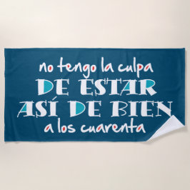 Así de bien a los 40 strandlaken