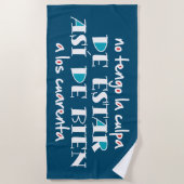 Así de bien a los 40 strandlaken (Voorkant)