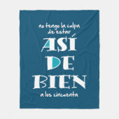 Así de bien a los 50 fleece deken (Voorkant)