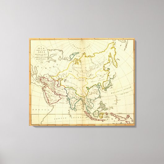 Asia 18 canvas afdruk (Voorkant)