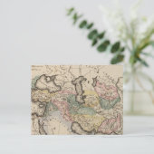 Asia Atlas Map Briefkaart (Staand voorkant)