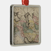 Asia Atlas Map Metalen Ornament (Rechts)