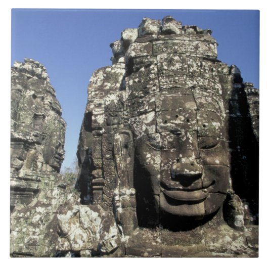 Asia, Cambodja, Siem Reap, Angkor Thom (geb. laat Tegeltje (Voorkant)
