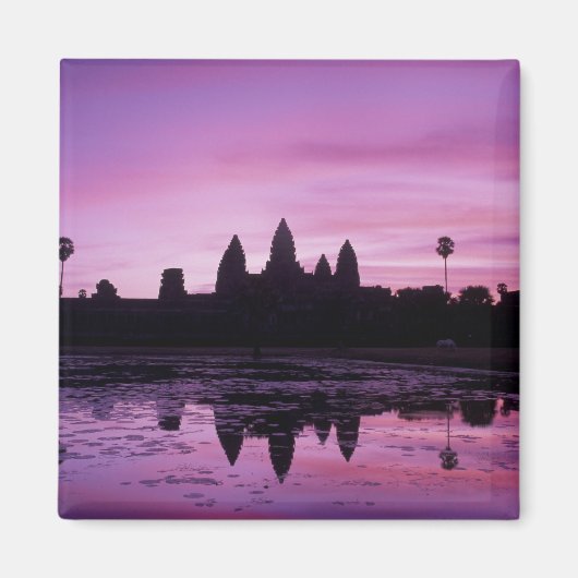 Asia, Cambodja, Siem Reap, Angkor Wat (b. 12th 2) Magneet (Voorkant)