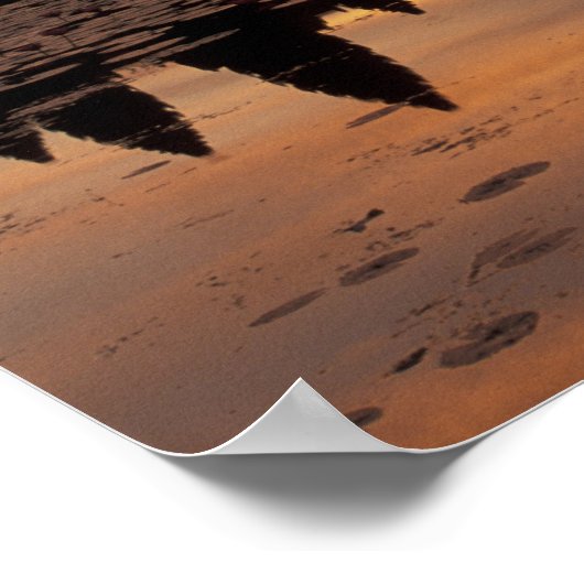 Asia, Cambodja, Siem Reap, Angkor Wat (b. 12th Poster (Hoek)