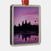 Asia, Cambodja, Siem Reap, Angkor Wat (geb. 12e 2 Metalen Ornament (Rechts)