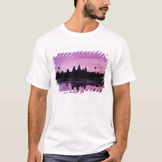 Asia, Cambodja, Siem Reap, Angkor Wat (geb. 12e 2 T-shirt (Voorkant)