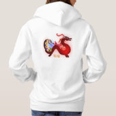 asia dragon color luck balances hoodie (Achterkant)