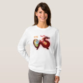 asia dragon color luck balances t-shirt (Voorkant volledig)