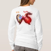asia dragon color luck balances t-shirt (Achterkant)