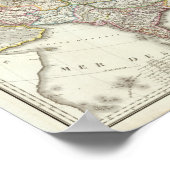 Asia Engraved Map Poster (Hoek)