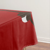 Asia Floral White Cherry Blossom Red Tafelkleed (Voorbeeld)