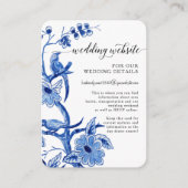 Asia Influence Chinoiserie Blue — Gegevens Informatiekaartje (Voorkant)