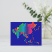 ASIA-land Briefkaart (Staand voorkant)