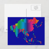 ASIA-land Briefkaart (Voorkant / Achterkant)