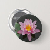 Asia Lotus Flower Ronde Button 5,7 Cm (Voorkant /achterkant)