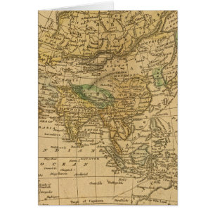 Asia Map by Worcester